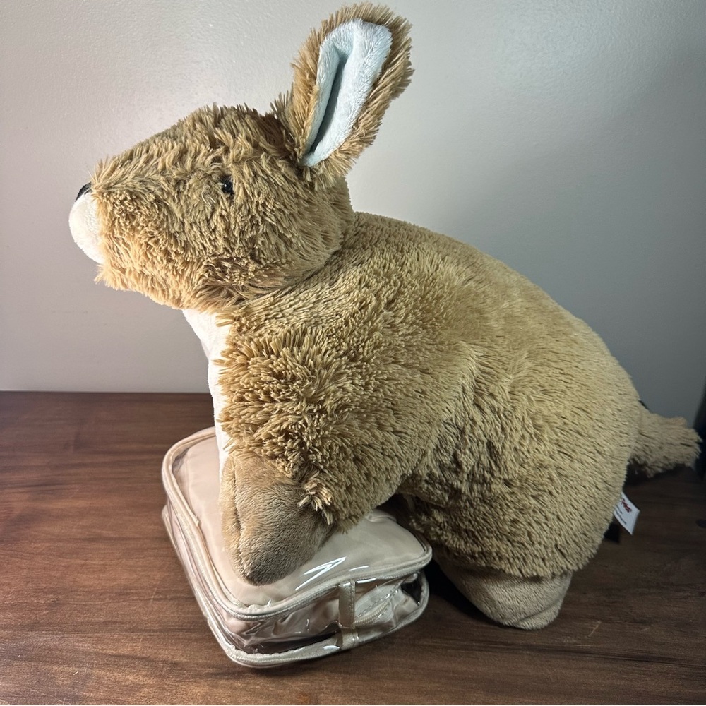 Pillow Pets Kangaroo And Baby Joey Large 18” Plush Stuffed Toy Rare - Picture 11 of 13